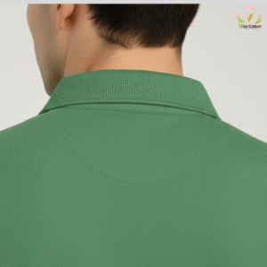 BottleGreen PoloNeck VibeCotton black hoodie vibecotton