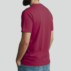 Maroon RoundNeck VibeCotton 14