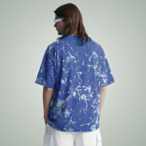 Blue Acid Wash Vibe wear T-shirts Vibecotton bohemian rhapsody attire