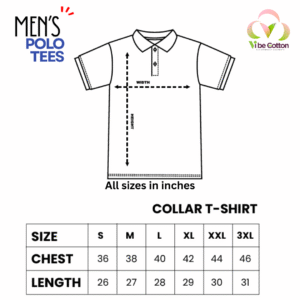 MustardYellow PoloNeck VibeCotton white polotshirt vibecotton (copy)